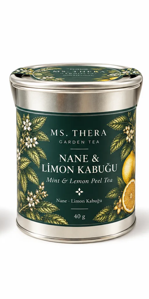 Garden Tea- Nane & Limon Kabuğu Çayı